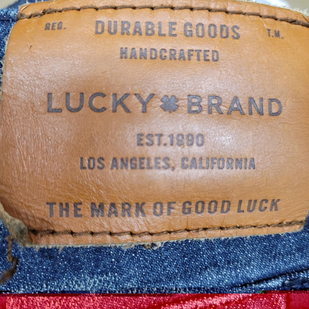 Lucky Brand Men's 410 Athletic Slim Blue Jeans Size 36/32 Excellent Condition - Picture 11 of 11